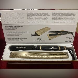 NIB Olivia Garden Ceramic + Ionic Professional 1” Flat Iron